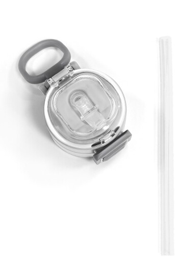 Coral High 500 ML Çelik Termos için Gri Yedek Kapak ve Pipet Kiti 1907-K - 4