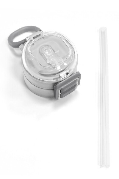 Coral High 500 ML Çelik Termos için Gri Yedek Kapak ve Pipet Kiti 1907-K - 5