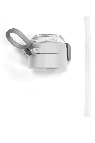 Coral High 500 ML Çelik Termos için Gri Yedek Kapak ve Pipet Kiti 1907-K - 6