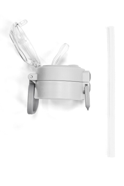 Coral High 500 ML Çelik Termos için Gri Yedek Kapak ve Pipet Kiti 1907-K - 7