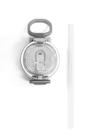 Coral High 500 ML Çelik Termos için Gri Yedek Kapak ve Pipet Kiti 1907-K - 3