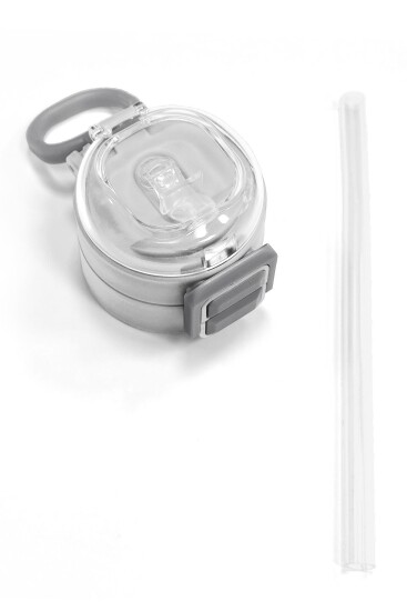 Coral High 500 ML Çelik Termos için Gri Yedek Kapak ve Pipet Kiti 1907-K - 5