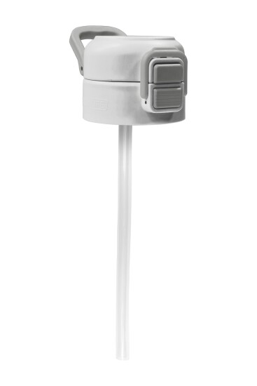 Coral High 500 ML Çelik Termos Mat Kapak için Gri Yedek Kapak ve Pipet Kiti 1907-K - 2