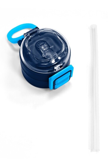 Coral High 500 ML Çelik Termos için Lacivert Mavi Yedek Kapak ve Pipet Kiti 1906-K - 5