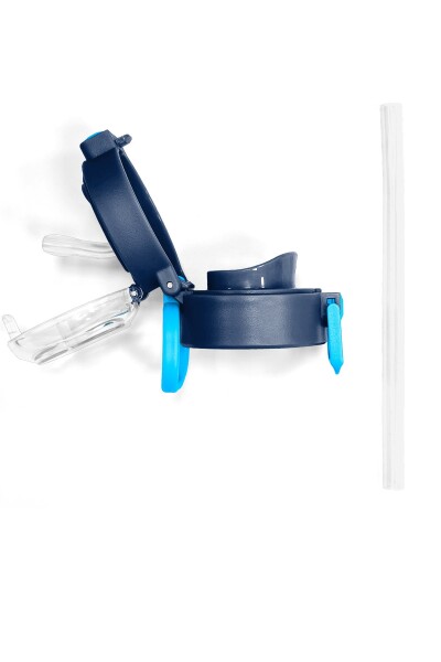 Coral High 500 ML Çelik Termos için Lacivert Mavi Yedek Kapak ve Pipet Kiti 1906-K - 9