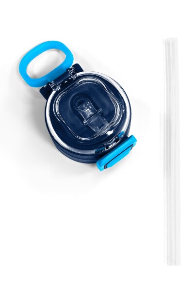 Coral High 500 ML Çelik Termos için Lacivert Mavi Yedek Kapak ve Pipet Kiti 1906-K - 4