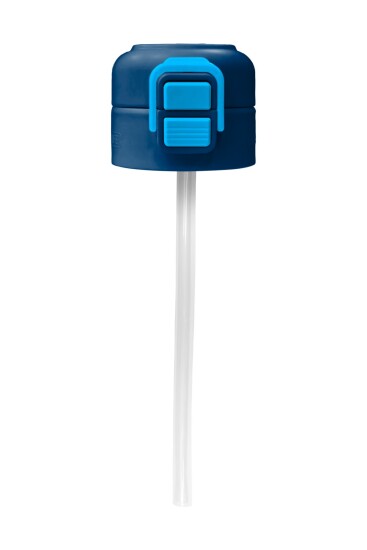 Coral High 500 ML Çelik Termos Mat Kapak için Lacivert Mavi Yedek Kapak ve Pipet Kiti 1906-K - 5