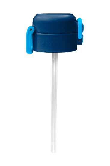 Coral High 500 ML Çelik Termos Mat Kapak için Lacivert Mavi Yedek Kapak ve Pipet Kiti 1906-K - 6