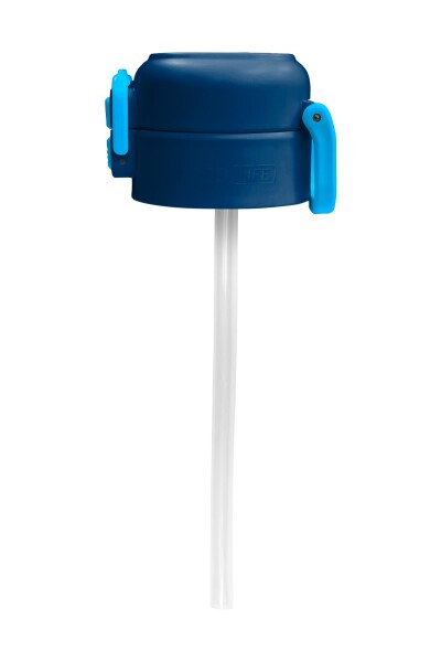 Coral High 500 ML Çelik Termos Mat Kapak için Lacivert Mavi Yedek Kapak ve Pipet Kiti 1906-K - 7