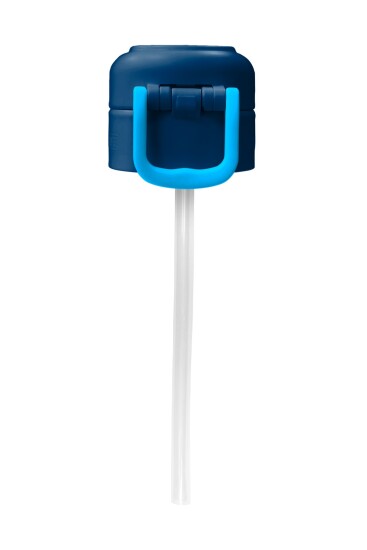 Coral High 500 ML Çelik Termos Mat Kapak için Lacivert Mavi Yedek Kapak ve Pipet Kiti 1906-K - 8