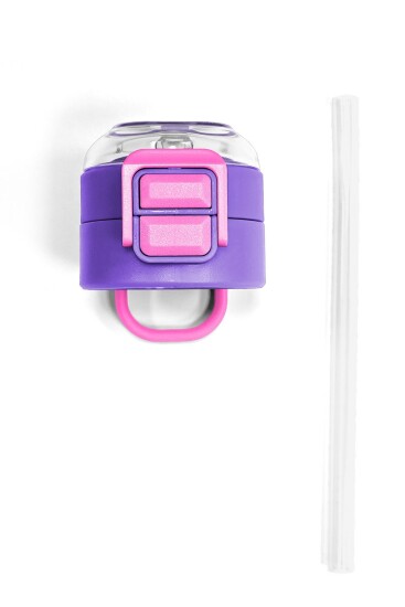 Coral High 500 ML Çelik Termos için Milka Pembe Yedek Kapak ve Pipet Kiti 1901-K - 2