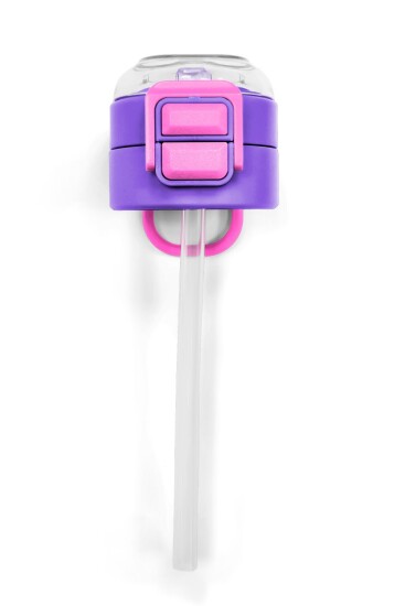 Coral High 500 ML Çelik Termos için Milka Pembe Yedek Kapak ve Pipet Kiti 1901-K - Coral High KIDS