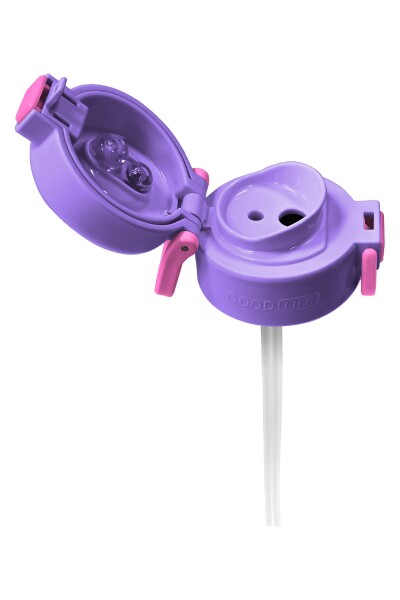 Coral High 500 ML Çelik Termos Mat Kapak için Milka Pembe Yedek Kapak ve Pipet Kiti 1901-K - 4