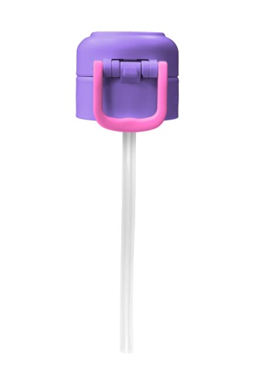 Coral High 500 ML Çelik Termos Mat Kapak için Milka Pembe Yedek Kapak ve Pipet Kiti 1901-K - 8