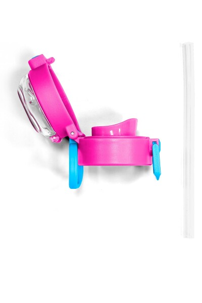 Coral High 500 ML Çelik Termos için Pembe Mavi Yedek Kapak ve Pipet Kiti 1903-K - 8