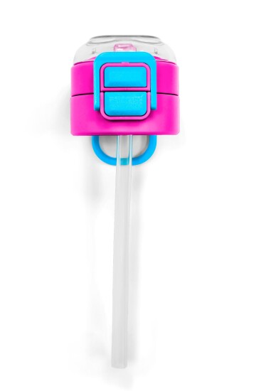 Coral High 500 ML Çelik Termos için Pembe Mavi Yedek Kapak ve Pipet Kiti 1903-K - Coral High KIDS