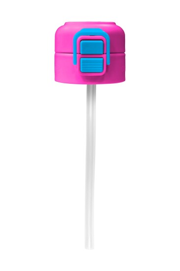 Coral High 500 ML Çelik Termos Mat Kapak için Pembe Mavi Yedek Kapak ve Pipet Kiti 1903-K - 5