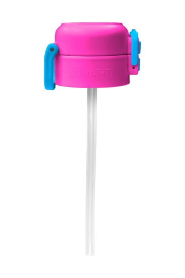 Coral High 500 ML Çelik Termos Mat Kapak için Pembe Mavi Yedek Kapak ve Pipet Kiti 1903-K - 6