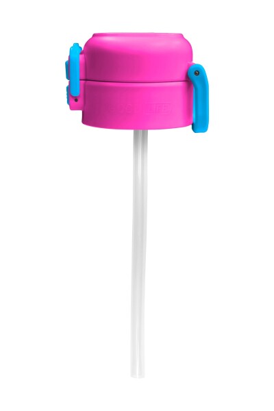 Coral High 500 ML Çelik Termos Mat Kapak için Pembe Mavi Yedek Kapak ve Pipet Kiti 1903-K - 7