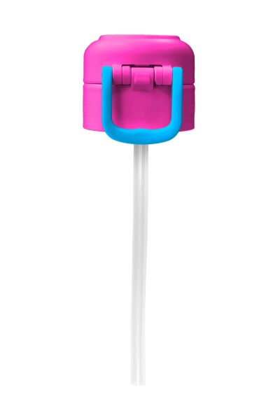 Coral High 500 ML Çelik Termos Mat Kapak için Pembe Mavi Yedek Kapak ve Pipet Kiti 1903-K - 8