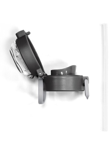 Coral High 500 ML Çelik Termos için Siyah Gri Yedek Kapak ve Pipet Kiti 1905-K - 8