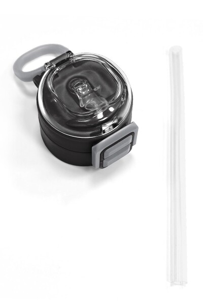 Coral High 500 ML Çelik Termos için Siyah Gri Yedek Kapak ve Pipet Kiti 1905-K - 5