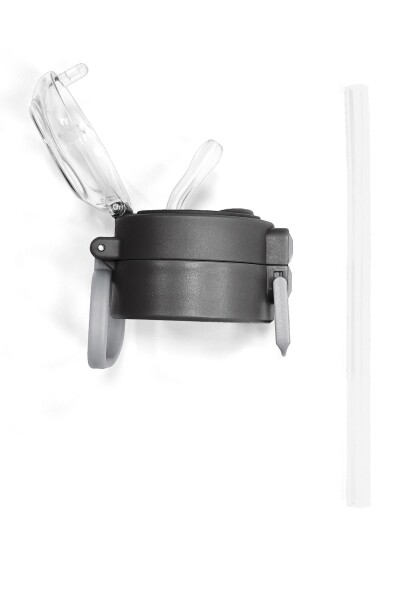 Coral High 500 ML Çelik Termos için Siyah Gri Yedek Kapak ve Pipet Kiti 1905-K - 7