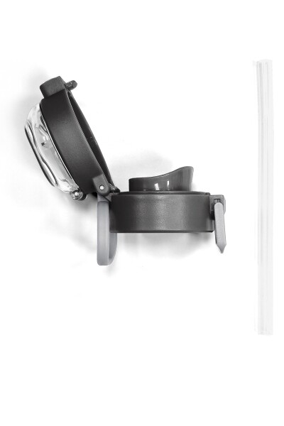 Coral High 500 ML Çelik Termos için Siyah Gri Yedek Kapak ve Pipet Kiti 1905-K - 8