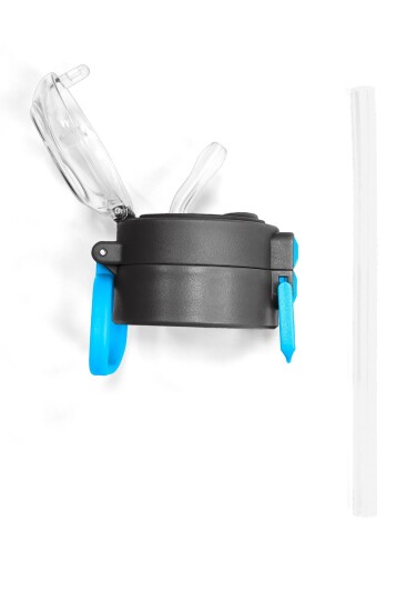 Coral High 500 ML Çelik Termos için Siyah Mavi Yedek Kapak ve Pipet Kiti 1904-K - 7