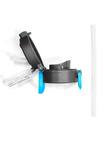 Coral High 500 ML Çelik Termos için Siyah Mavi Yedek Kapak ve Pipet Kiti 1904-K - 9