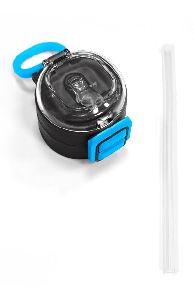 Coral High 500 ML Çelik Termos için Siyah Mavi Yedek Kapak ve Pipet Kiti 1904-K - 5