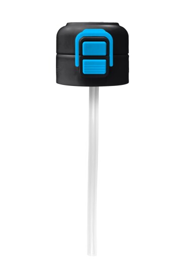 Coral High 500 ML Çelik Termos Mat Kapak için Siyah Mavi Yedek Kapak ve Pipet Kiti 1904-K - 5