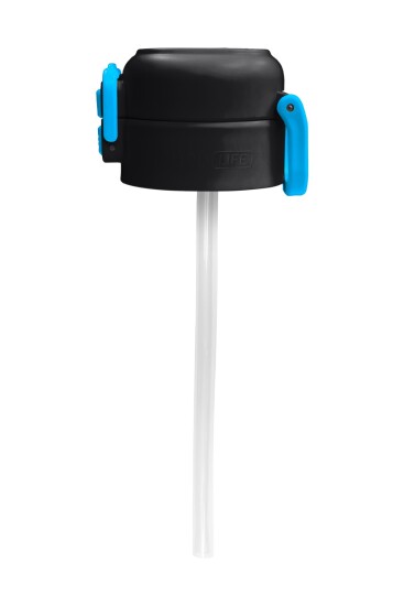 Coral High 500 ML Çelik Termos Mat Kapak için Siyah Mavi Yedek Kapak ve Pipet Kiti 1904-K - 7