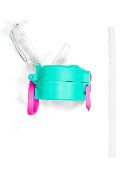 Coral High 500 ML Çelik Termos için Yeşil Pembe Yedek Kapak ve Pipet Kiti 1902-K - 7