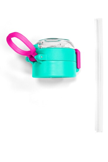 Coral High 500 ML Çelik Termos için Yeşil Pembe Yedek Kapak ve Pipet Kiti 1902-K - 6