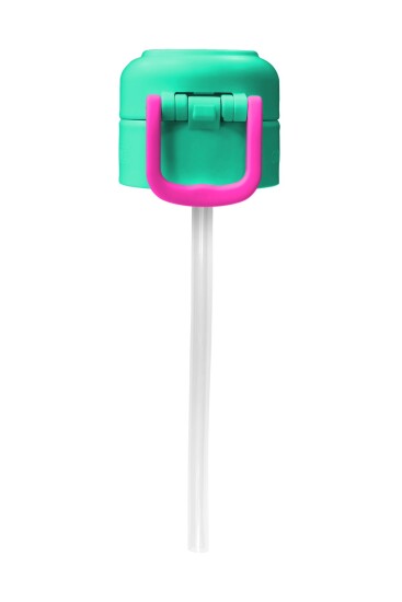 Coral High 500 ML Çelik Termos Mat Kapak için Yeşil Pembe Yedek Kapak ve Pipet Kiti 1902-K - 8