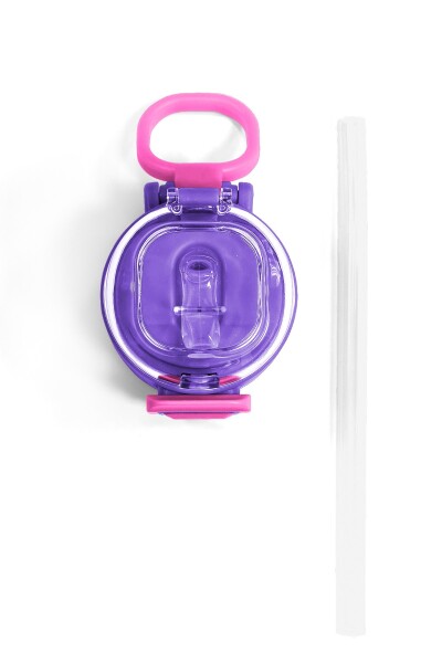 Coral High 500 ML Çelik Termos için Milka Pembe Yedek Kapak ve Pipet Kiti - 2