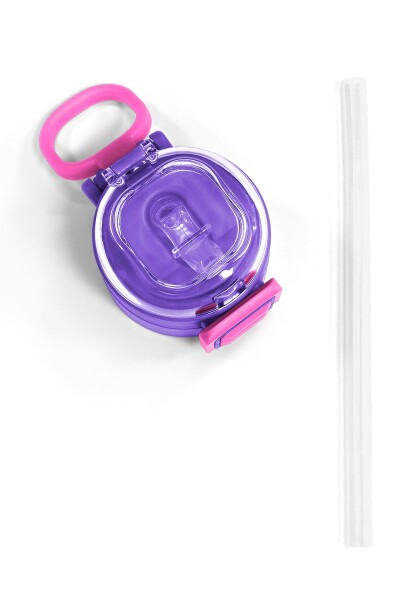Coral High 500 ML Çelik Termos için Milka Pembe Yedek Kapak ve Pipet Kiti - 3