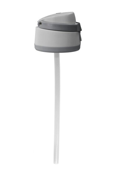 Coral High 800 ML Çelik Termos için Açık Gri Koyu Gri Yedek Kapak ve Pipet Kiti 1919-K - 5