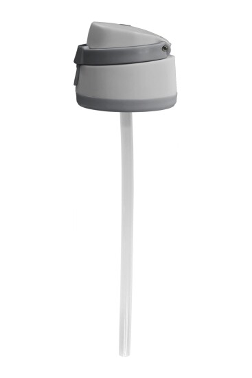 Coral High 800 ML Çelik Termos için Açık Gri Koyu Gri Yedek Kapak ve Pipet Kiti 1919-K - 6