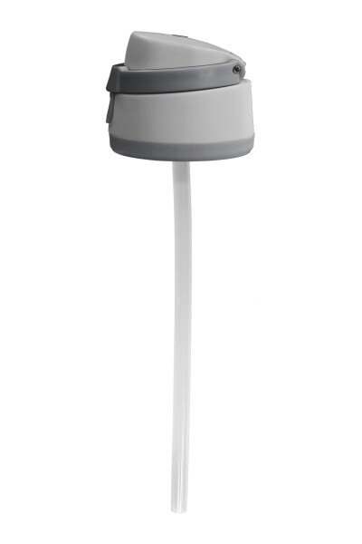 Coral High 800 ML Çelik Termos için Açık Gri Koyu Gri Yedek Kapak ve Pipet Kiti 1919-K - 6