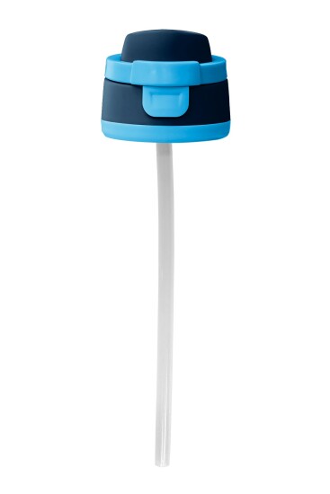 Coral High 800 ML Çelik Termos için Lacivert Mavi Yedek Kapak ve Pipet Kiti 1918-K - Coral High