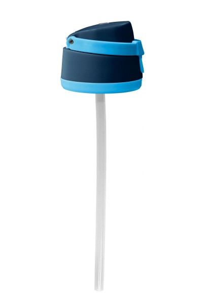 Coral High 800 ML Çelik Termos için Lacivert Mavi Yedek Kapak ve Pipet Kiti 1918-K - 5
