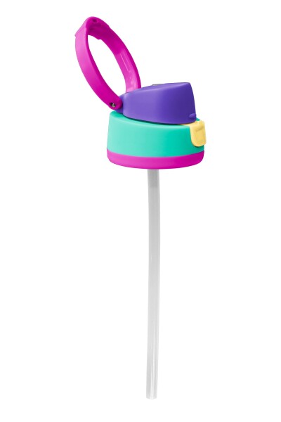 Coral High 800 ML Çelik Termos için Mor Pembe Su Yeşili Yedek Kapak ve Pipet Kiti 1915-K - 3