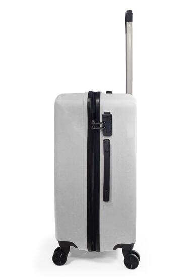 Coral High ABS Gümüş Orta Boy Valiz 16432 - 4