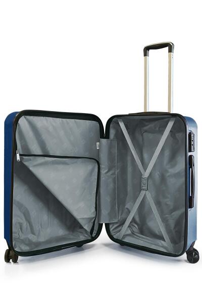 Coral High ABS Lacivert 3'lü Valiz Seti 16405 - 5