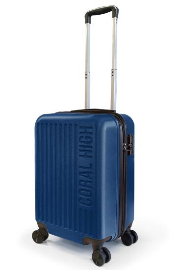 Coral High ABS Lacivert Küçük Boy Valiz 16406 - 3