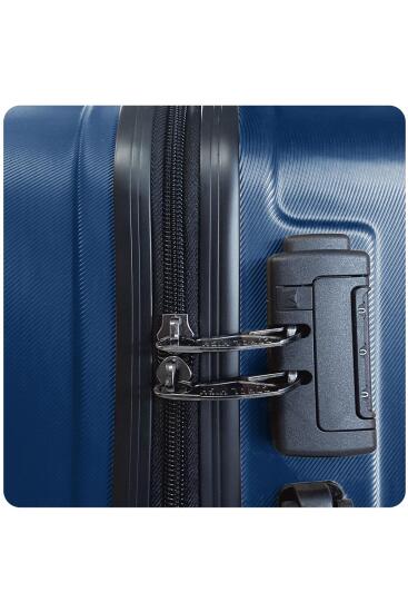 Coral High ABS Lacivert Küçük Boy Valiz 16406 - 9