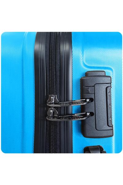 Coral High ABS Mavi 3'lü Valiz Seti 16425 - 7