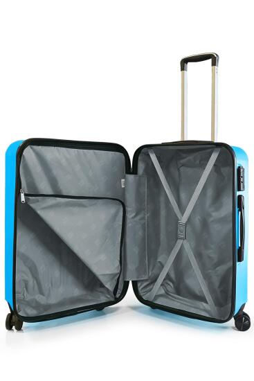 Coral High ABS Mavi 3'lü Valiz Seti 16425 - 6